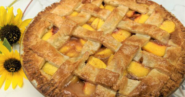 Baked Peach Pie