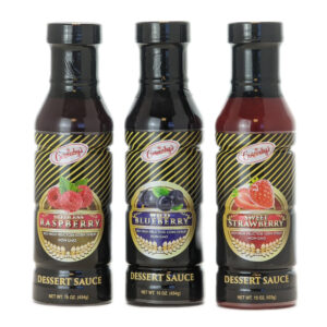 Blueberry Raspberry Strawberry Dessert Sauce