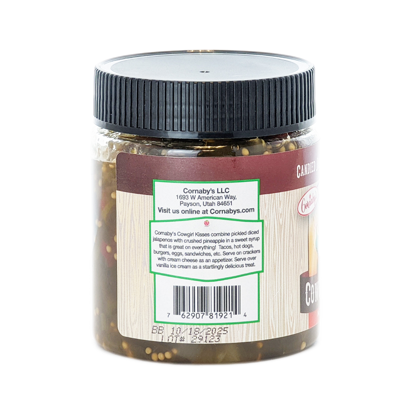 Cowgirl Kisses 13oz Candied Jalapenos Pineapple BCS